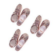 3Pièces Chaussures Danse PU Rose Chic Usage
