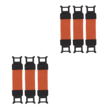 6Pièces Support Main Sécurisé Téléphone Orange Ajustable