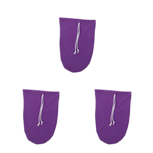 3Pièces Protection Plâtre Pied Violet Coton Ajustables