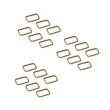 300Pièces Boucles Métal Pour Vêtements Anneaux Robustesse Durable