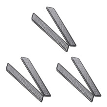 3Paires Protections Sacoche ABS Inserts Réflecteurs
