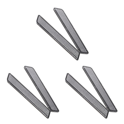 3Paires Protections Sacoche ABS Inserts Réflecteurs