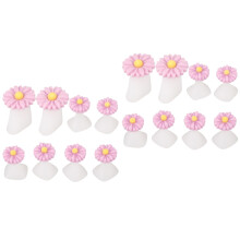 2Pièces Écarteurs Silicone Violet Pieds Confort Nail Art Daisy