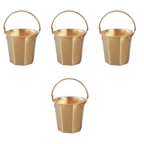 4Pièces Seau Multiusage Résistant Stockage Liquides