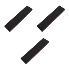 3Pièces Chevalets Guitare Acoustique En Ébène Noir Bois Brut DIY
