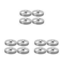 12Pièces Accessoire Ventilateur Acier Inoxydable Argenté Pour Maison