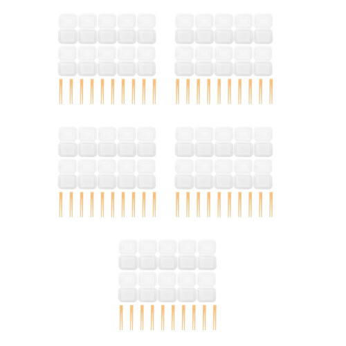 100Pièces Mini Coffrets Cuisine Transparent Pour Jeux Dînette