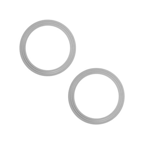 2Pièces Plateau Tournant Solide Acier Argent Pour Table À Manger