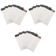 Fake Lower Lash Tattoos Black Eyelash Stickers for Natural Look