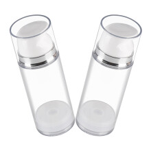8Pcs Transparent Airless Lotion Pump Bottles for Travel Storage