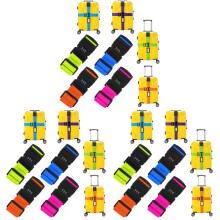 3Pcs Durable Green Luggage Stripe Belt with 3-Digit Safety Lock