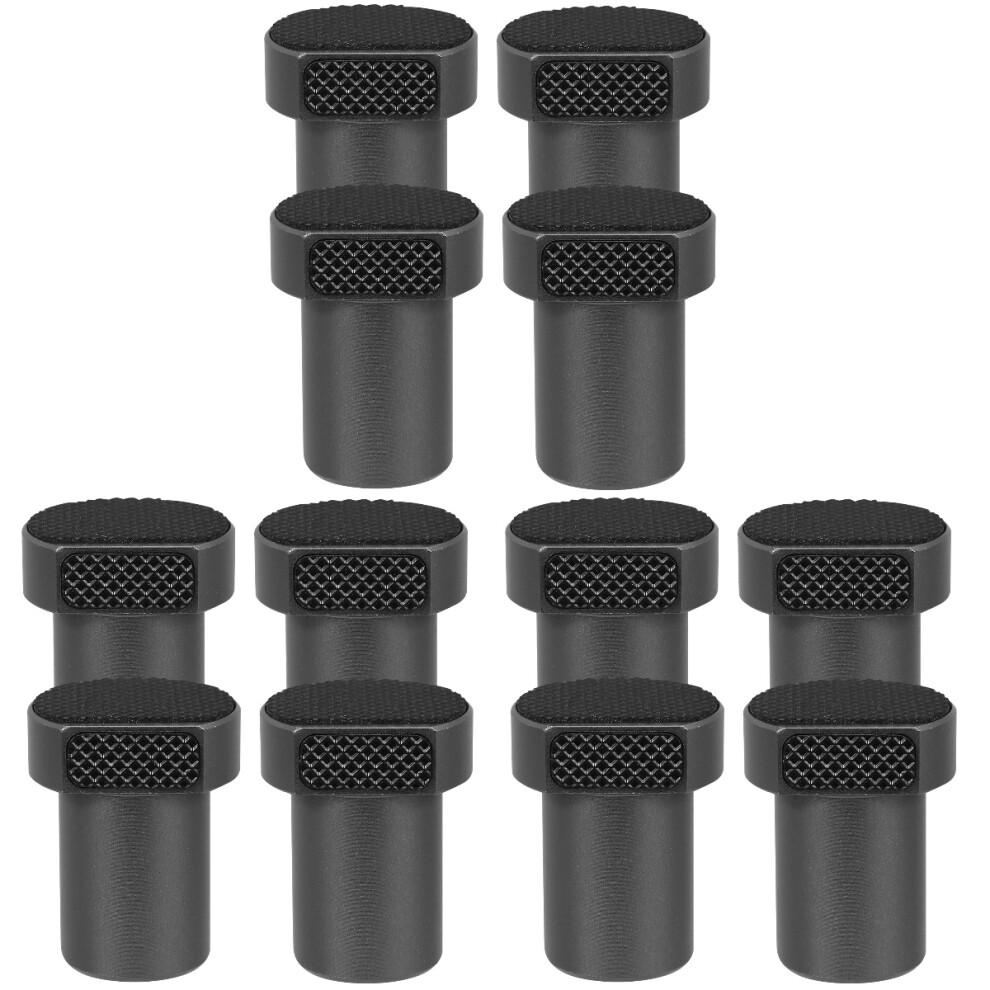 12Pcs Nonslip Aluminum Workbench Dogs Reusable Planing Plugs Home Use 3712504081566
