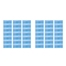 100 Pcs Teeth Whitening Shade Guide Color Contrast Cards