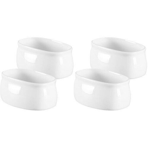 4Pcs Ceramic Tea Coffee Sugar Canisters White Small Coffee Sugar Jars