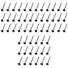 600Pairs DIY Black Plastic Doll Eyes for Plush Toys and Craft Projects