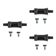 3Pcs Bottom Bracket Carbon Steel Threaded 126Mm Mountain Bike Part