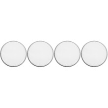 4Pcs Durable White Drum Head Covers Polyester Film for Home Drumming