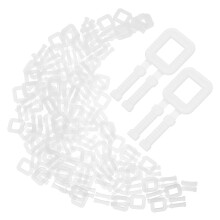 100Stk Karton Griffe Aus PP Transparent Für Trage- Versandboxen