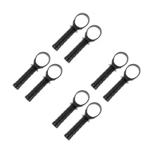 8Pcs Compact ABS Wrist Ball Handle Gyro Trainer Ergonomic Grip Black