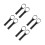 8Pcs Compact ABS Wrist Ball Handle Gyro Trainer Ergonomic Grip Black 1