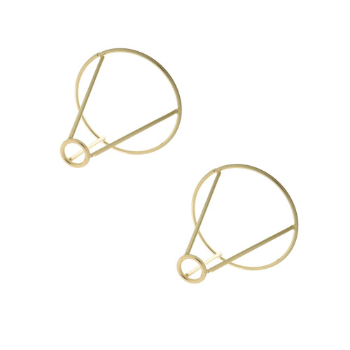 2Pcs Durable Golden Triangular Seed Rack for Water Plant Propagation