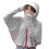 Multifunctionele Grijze Sunscreen Wrap Met Capuchon 1