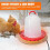 Heated Poultry Waterer Base Winter Antifreeze Heater 1 PC 4