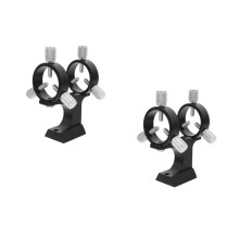 2Pcs Sturdy Finder bracket Black Metal for Telescope Accessories