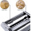 Pasta Maker Machine with 9 Adjustable Thickness Settings, 2 in 1 Noodle Maker Includes Pasta Cutter, Ravioli Maker Attachment & Pasta Drying Rack 5