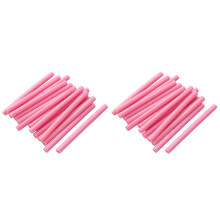 32Pcs Hot Melt Glue Sticks Pink Easy Use Adhesive Rods for DIY Repairs