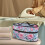 Steamer Storage Bag with Handle and Zipper Rose Pattern 2