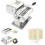 Pasta Maker Machine with 9 Adjustable Thickness Settings, 2 in 1 Noodle Maker Includes Pasta Cutter, Ravioli Maker Attachment & Pasta Drying Rack 7