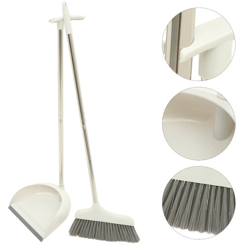 Long Handle Broom and Dustpan Set for Home and Office Cleaning 2