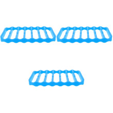 3Pcs Blue Heat-Resistant Silicone Roasting Rack Non Stick Cooking Mats