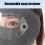 Windproof Cold Weather Mask with Goggles - Polyester, 5