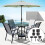 Sun umbrella base bracket accessories plastic pipe sleeve fixing screws 5