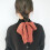 Bow Knot Hair Tie Fabric Ponytail Holder Elastic Band 4
