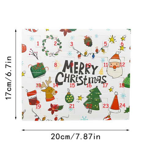 Χριστουγεννιάτικο Βραχιόλι Advent Calendar2024, Σετ Βραχιόλια 24 Τεμαχίων, Δημιουργικά 1
