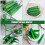Realistic Okra Shape Artificial Okra Green Foams 10Pcs 3