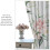 Rustic Flower Curtains Watercolor Floral Pattern Blackout 5