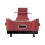 Car Seat Back Organizer Bag PU Leather Red 2
