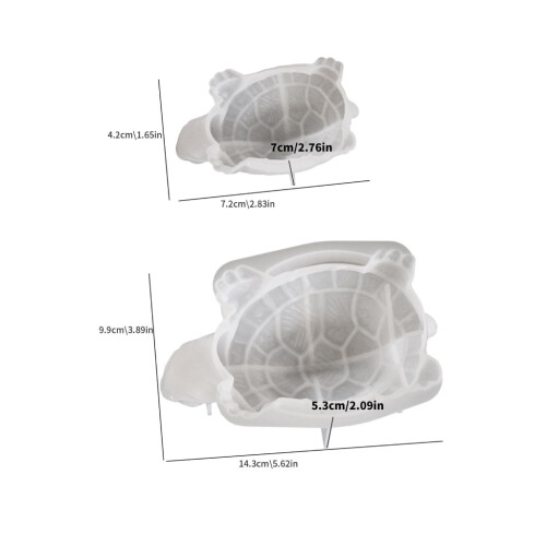 COMEET Turtle Silicone Mold for Resin Casting 3D Sea Turtle 1