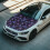 Κάλυμμα κουκούλας Galaxy Butterfly Auto – Ελαστικό, φορητό, εύκολο στην τοποθέτηση 3