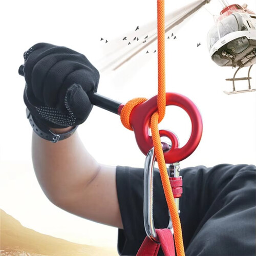 XINDA 9-Shape Rigging Descender Figure Belay Device Rock Climbing Cable ...