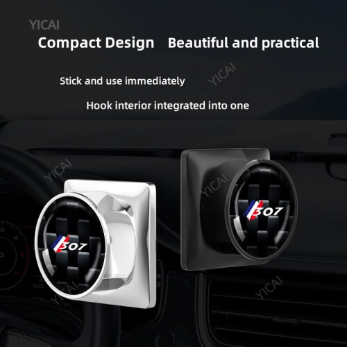 Για Peugeot307 Γάντζοι αυτοκινήτου Εσωτερική θήκη αποθήκευσης για καλώδιο USB Κλειδί 2