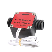 Gear Flow Meter 3/4inch, Hall Flow Sensor for Honey Milk Oil Detergent Washing Machine Dishwasher