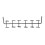 4 Pcs Screwdriver Holder Pegboard Multi-Tool Holder Accessory Pegboard Accessories Multi-Ring Tool Holder for Pegboard 8