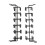 4 Pcs Screwdriver Holder Pegboard Multi-Tool Holder Accessory Pegboard Accessories Multi-Ring Tool Holder for Pegboard 10