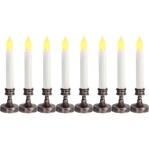 Long Candle Light Plastic Coffee Cup Retro Home Decor Set 1