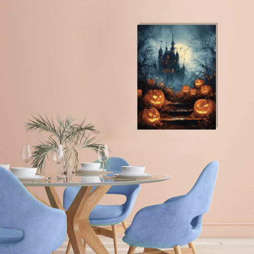 Halloween Canvas Wall Art 12x16 inches 1